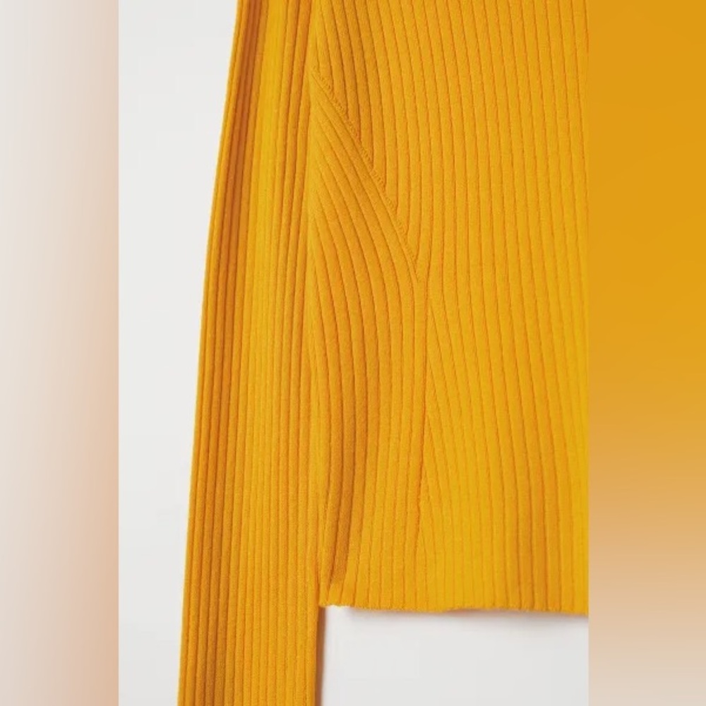 Yellow Knit Top